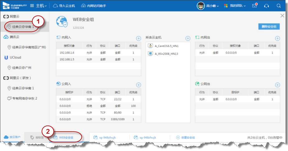 行云管家V3.1发布,安全组为云主机保驾护航 产品攻略 第1张-行云管家-产品社区 行云管家V3.1发布,安全组为云主机保驾护航 产品攻略 第1张